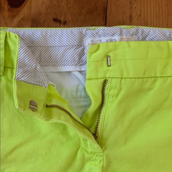 JCrew Shorts Yellow-Green - Picture 3 of 4